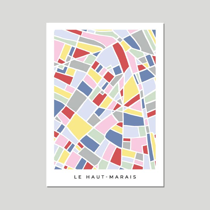 Faraway Places Paper - Wholesale Postcard Set - Paris Neighborhood Print Postcards - Set of 145