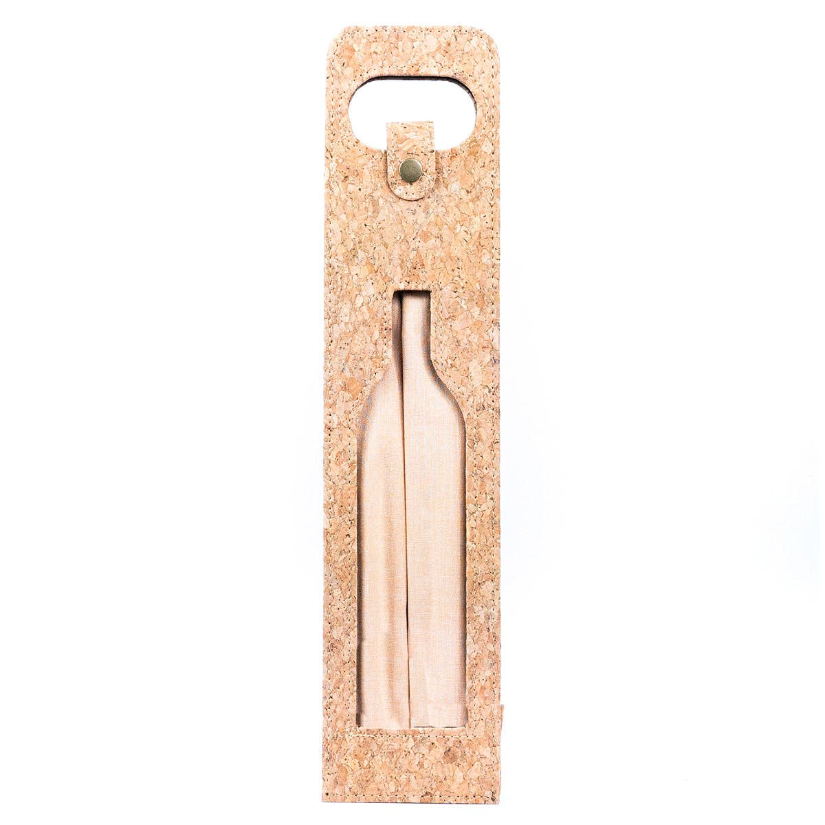 Meninas Bonitas Cork – wholesale Wine gift bag – Natural Cork Wine Carrier and Gift Bag L-10694