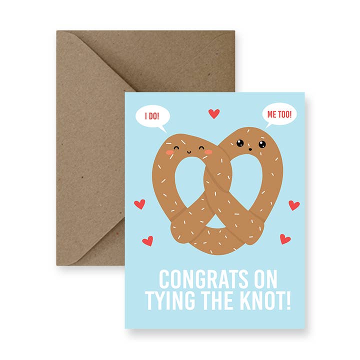 IMPAPER - Wholesale Wedding Card - Congrats Tying Knot Wedding Card