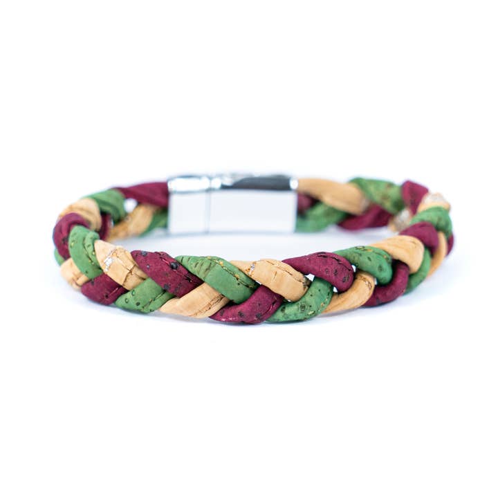 Meninas Bonitas Cork - Wholesale Beaded bracelet - Colorful Cork Bracelet Made of Natural Cork BRW-013-MIX-52