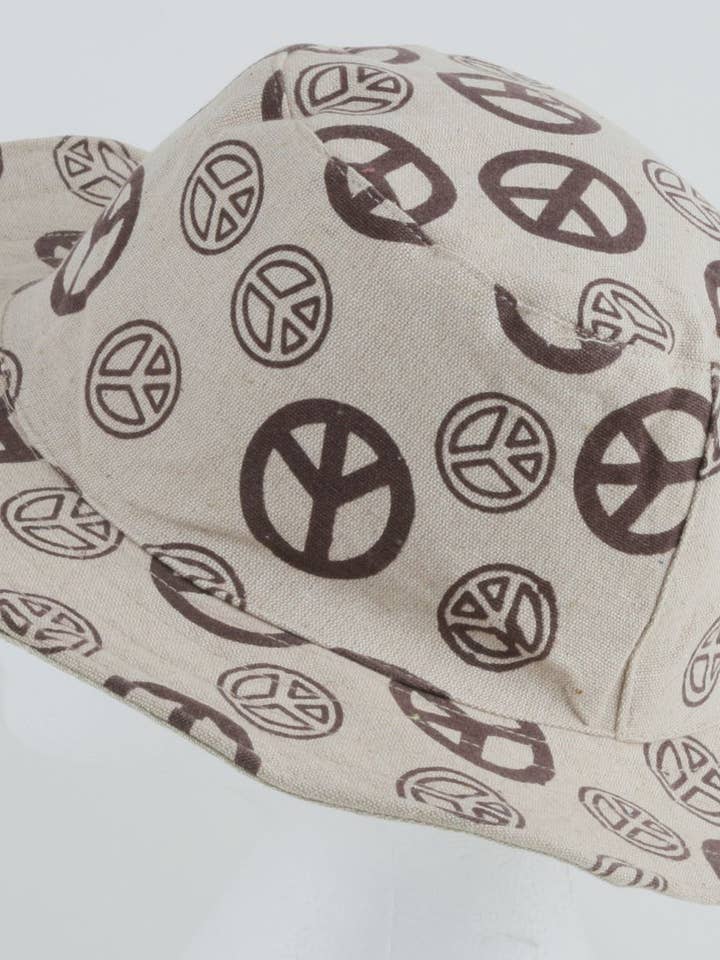 Peace Hat for wholesale by Foot Path Trading Co