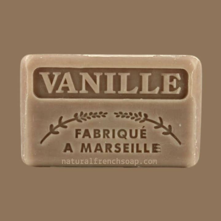 Savon français en gros à la vanille 125g pour la vente par French Soap Wholesale