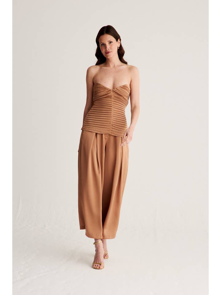 Bruna - Wholesale Pants - Women's - Mindy Latte Pants · Allure ·3