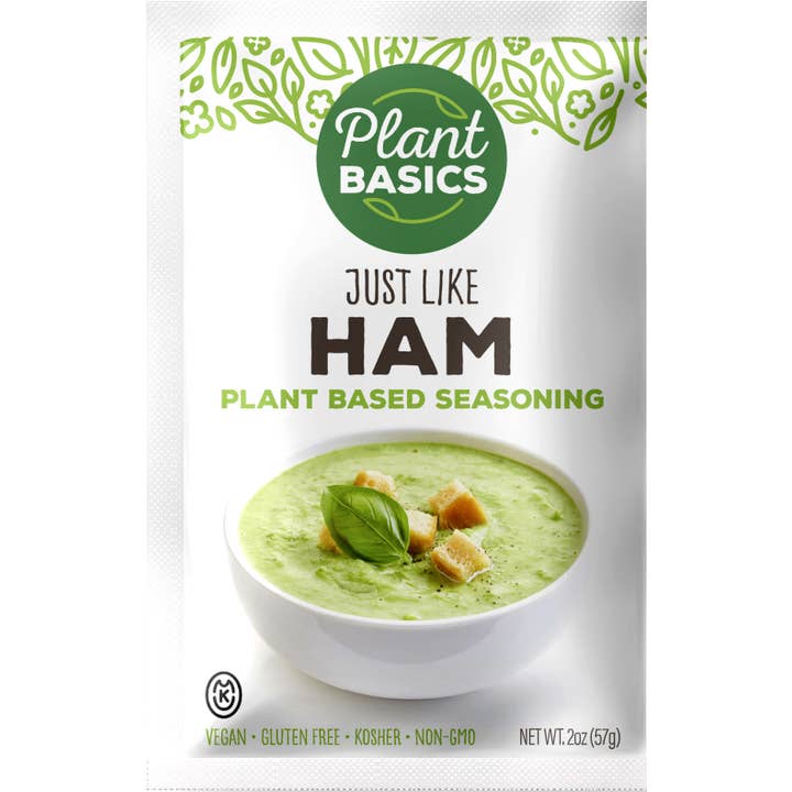Plant Basics - Vente Mélanges d'épices séchées - Assaisonnement à base de plantes, comme du jambon, sachet de 2 oz