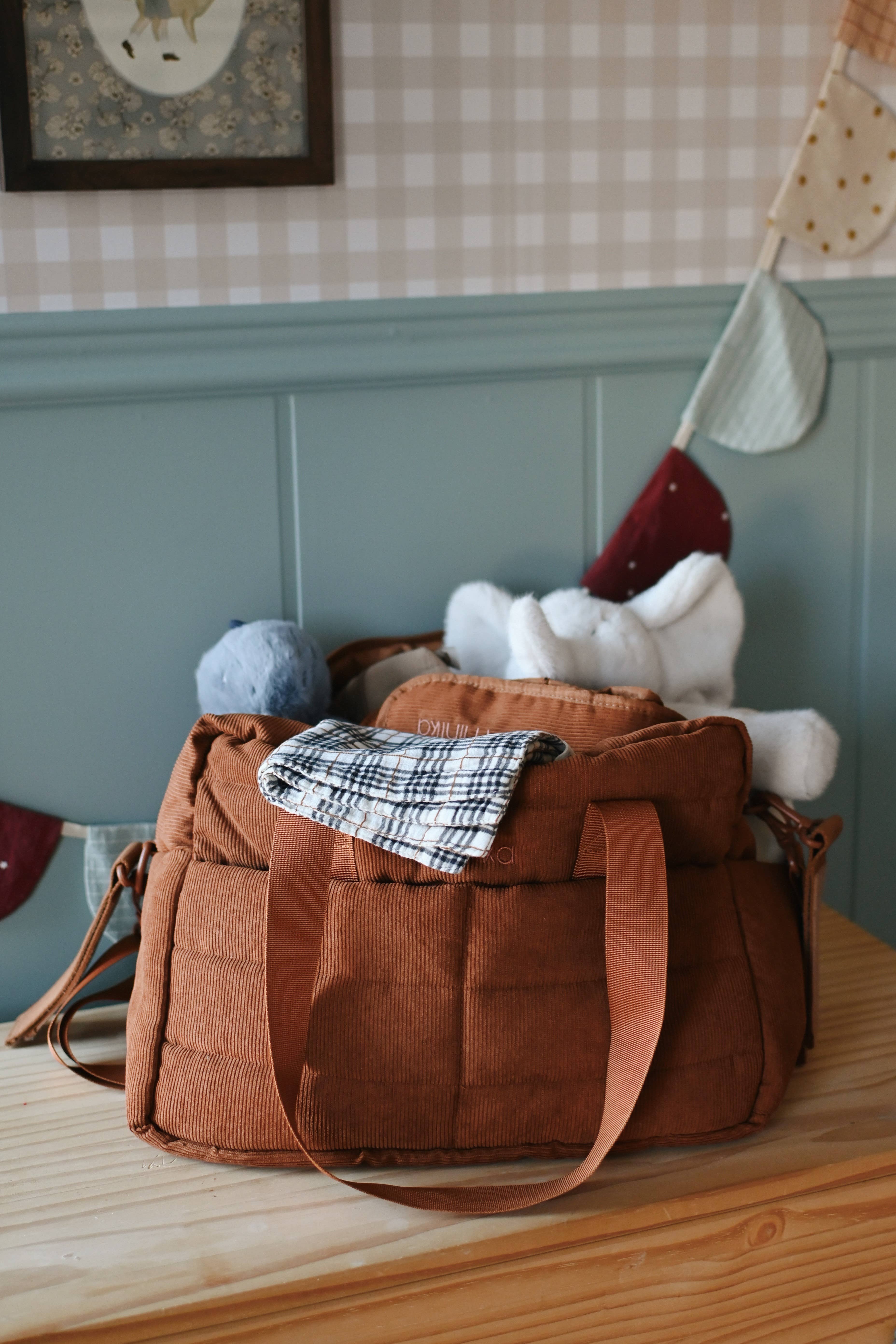 Minika – wholesale Nappy bag – Baby – Diaper bag - Rust