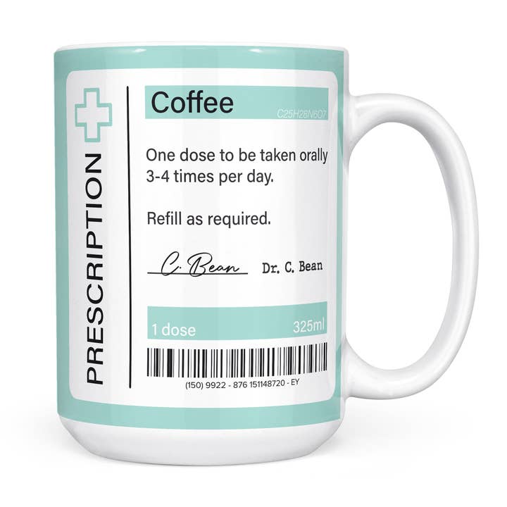 Mug Monster – wholesale Kaffekoppar – Kaffe receptbelagd mugg rolig present till apotek/apotek4