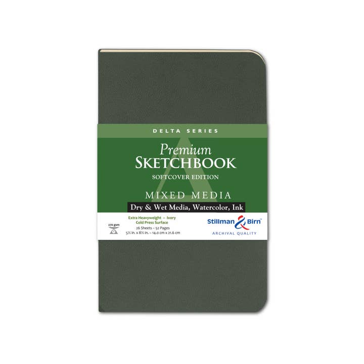 Exaclair - Wholesale Sketchbook/Sketchpad - Stillman & Birn Mixed Media Journal - Delta Series - Ivory1