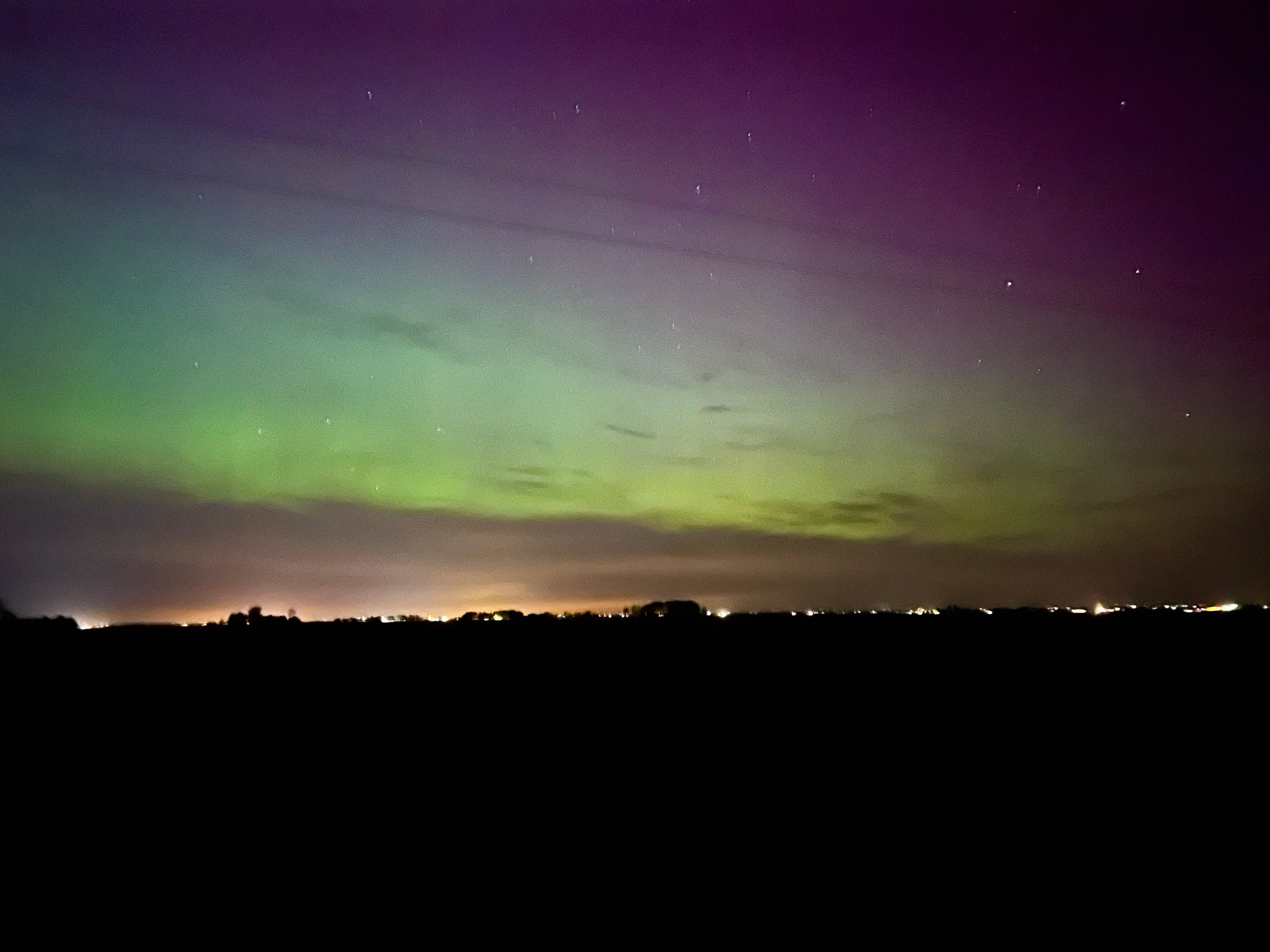 Clara de la Fuente Artist - Wholesale Art Print - Abstract Northern Lights Aurora Celestial Sky  Print Premium15