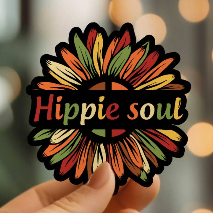 Prachtige Hippie Soul Sticker voor wholesale door Mystical Monkey Toes