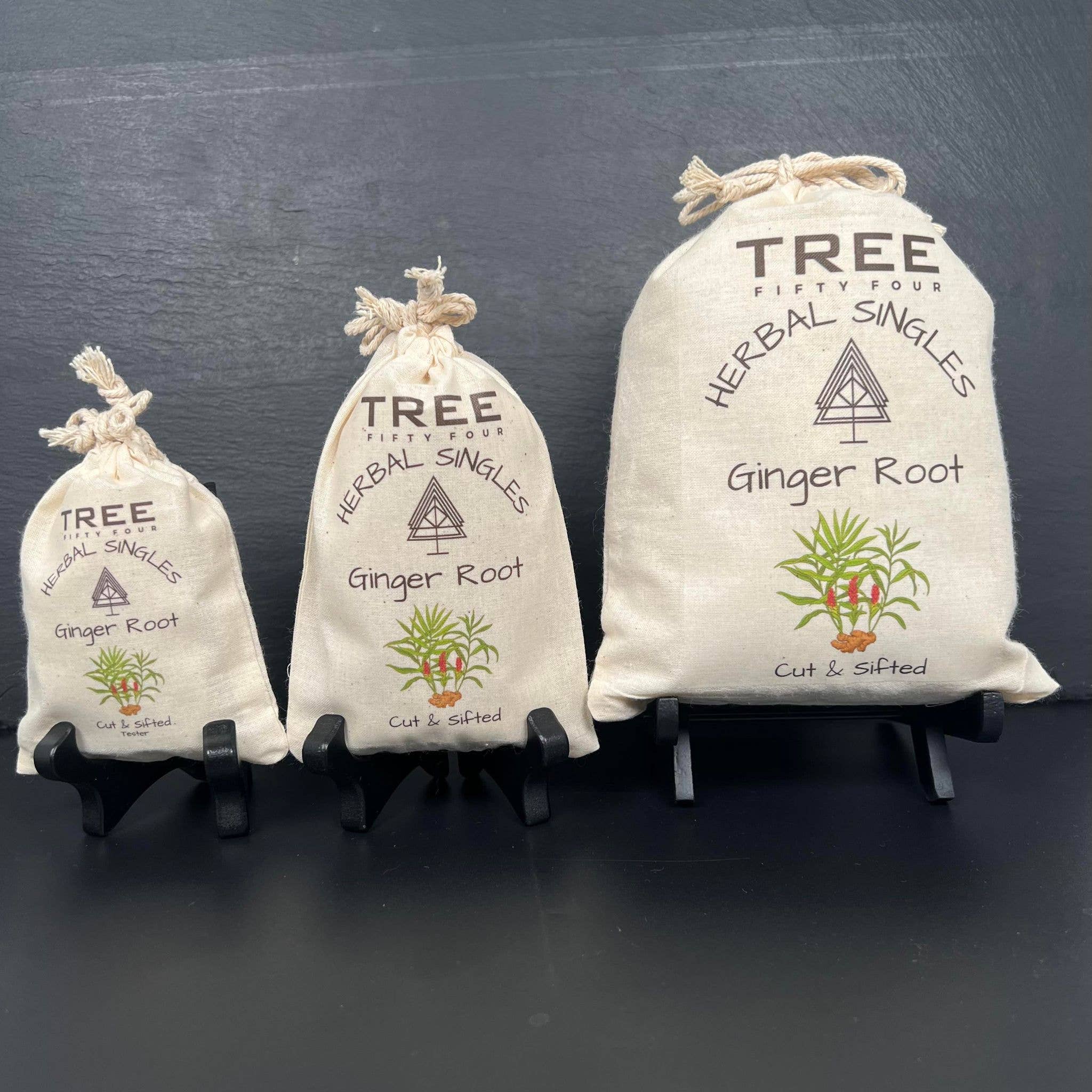 Tree Fifty Four - Wholesale Health/Detox Tea - Ginger Root 6-Pack Sachet Set | 3.5" x 4.75"1