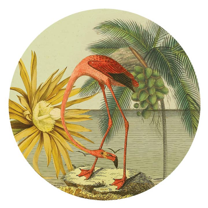 NIN-NIT Wall-Art | Beach Flamingo for wholesale by NIN-NIT