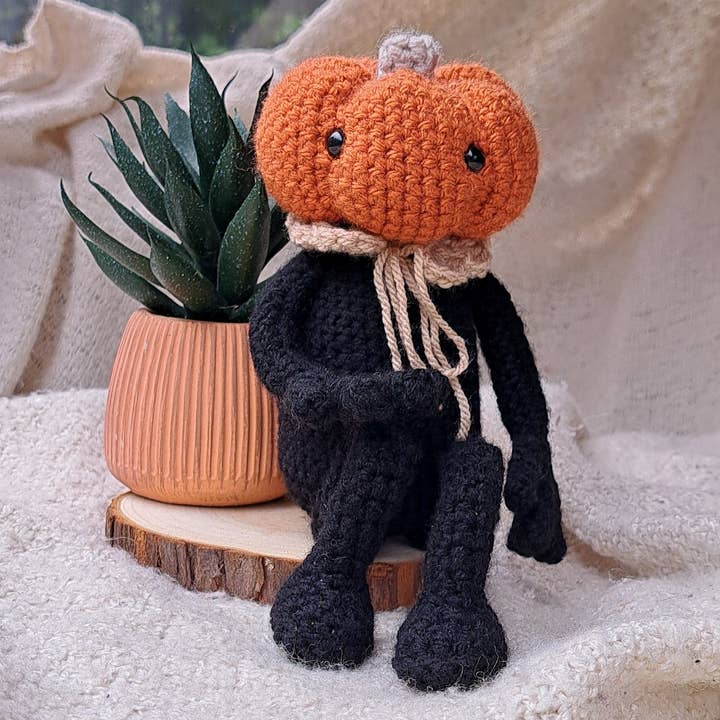 The Pigeon's Nest - Wholesale Knitting/Crochet Supplies - Spindly Jack Printed Crochet Pattern | Halloween Spooky Cute7