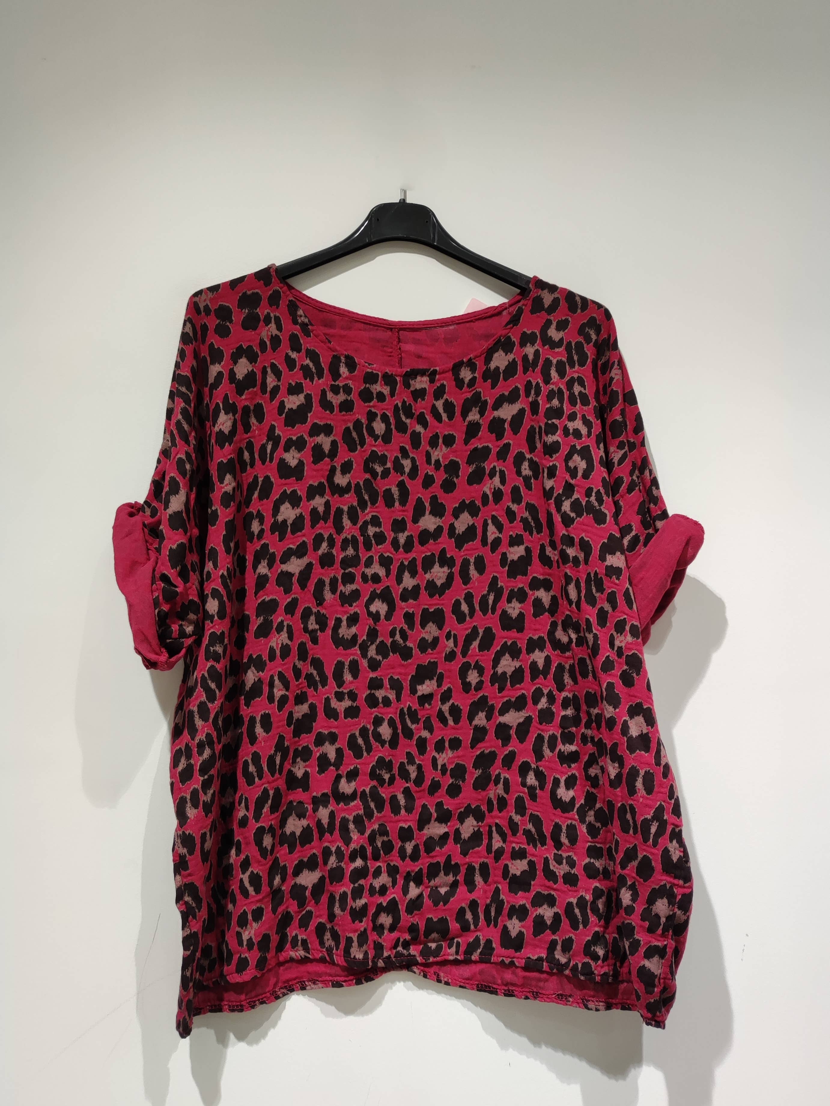 Pomelo paris - Venta al por mayor Blusa - Mujer - Blusa Leopardo COTTON GAS2