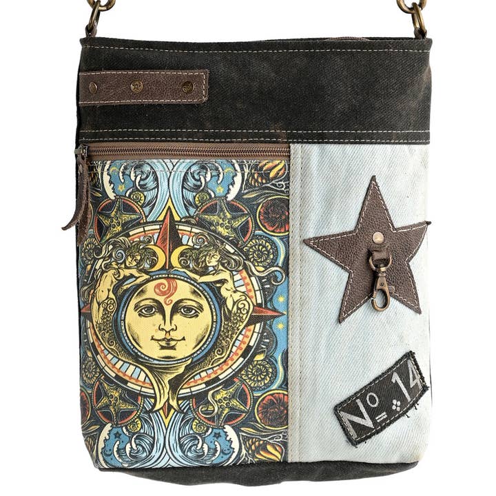 MERMAIDS W/SUN CROSSBODY BAG for wholesale by Benjamin International
