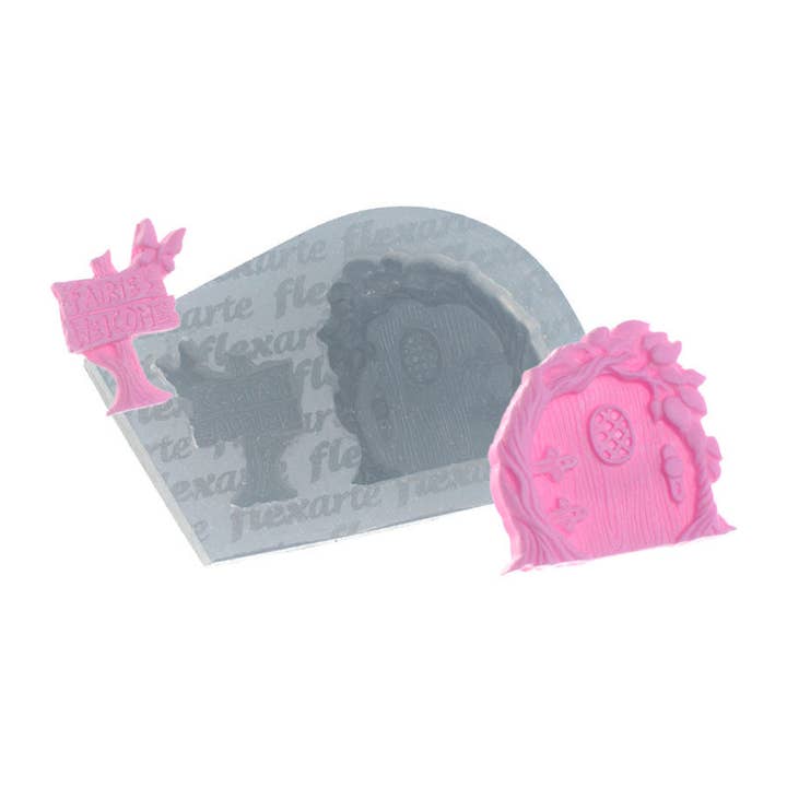 Medieval Door Vintage Door Silicone Mold Cake Cupcake Decorating Fondant Baking Mold Chocolate Candy Mould DIY for wholesale by Flexarte USA