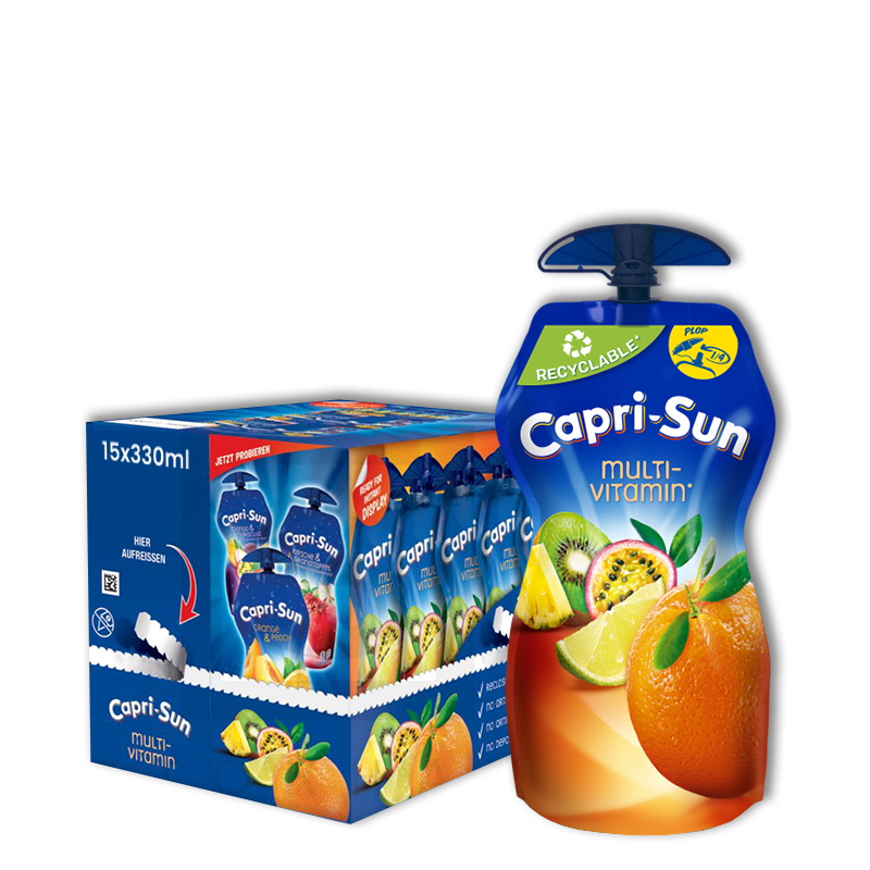 123bonbon - Vendita all'ingrosso Succhi di frutta - Capri Sun Multivitamin - 33 cl1