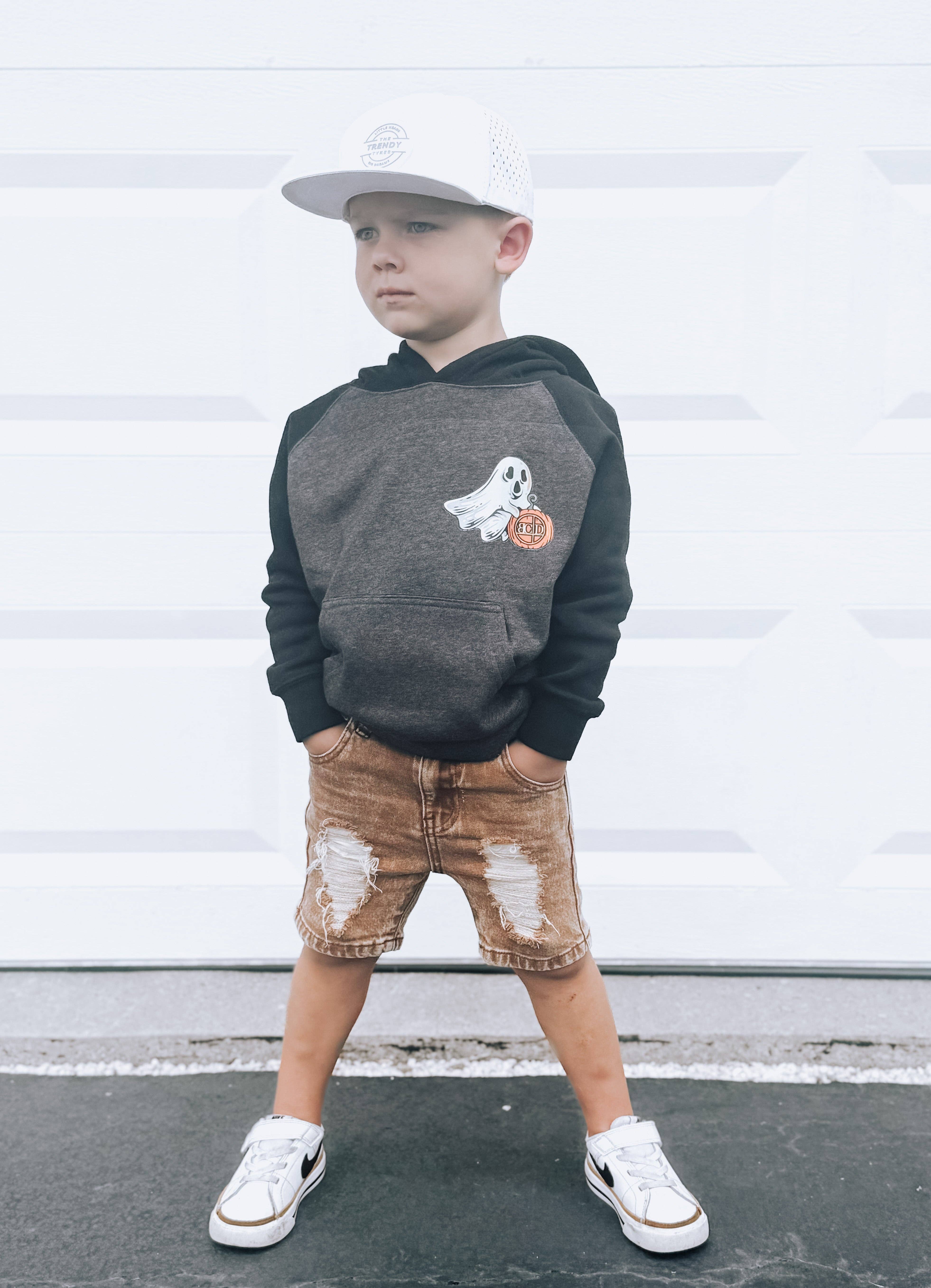 BroCode Denim – Engroshandel Hættetrøje - Børn – BCD Du skræmte Bro?1