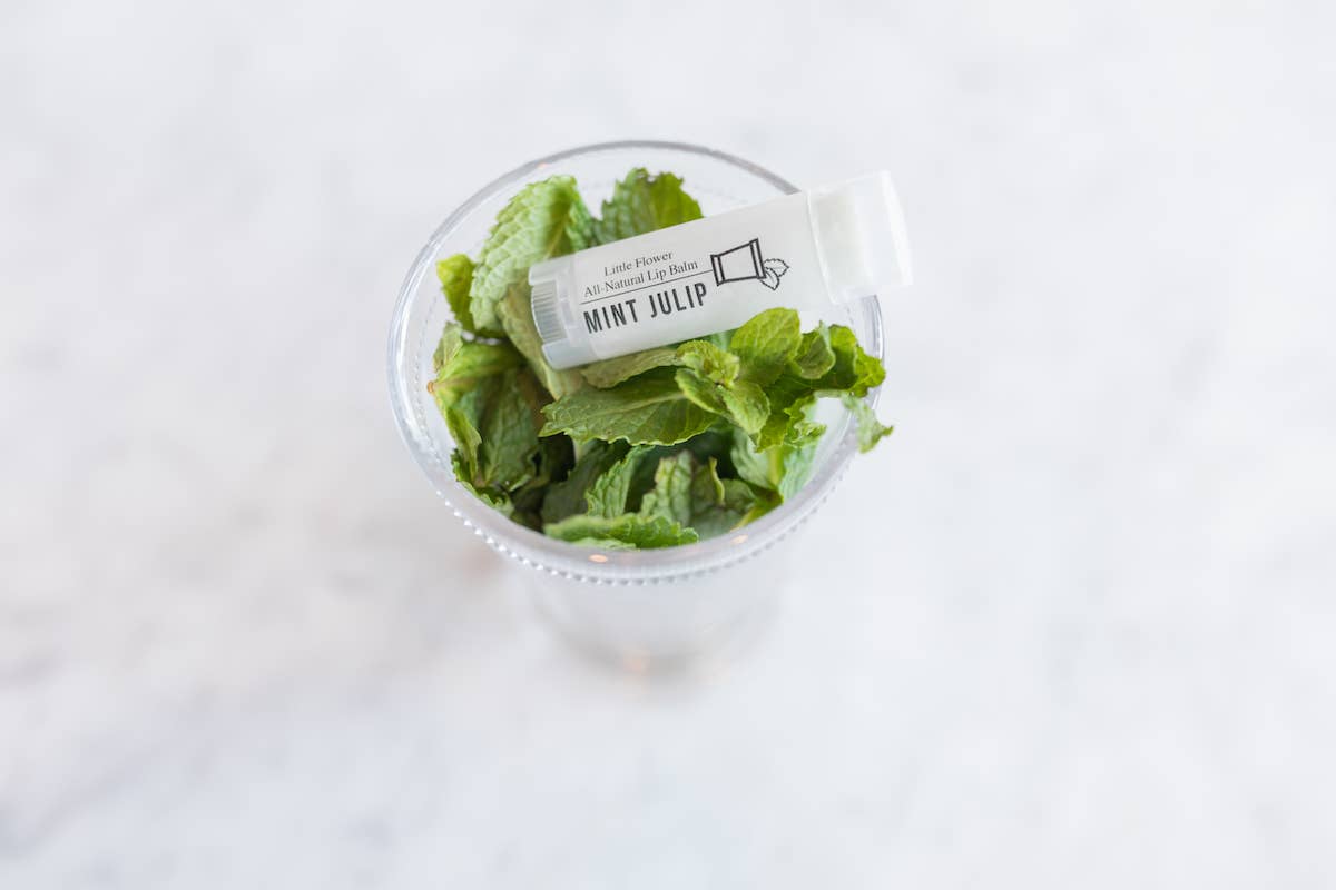 The Little Flower Soap Co - Wholesale Lip Balm - Mint Julep Lip Balm1