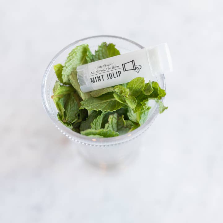 The Little Flower Soap Co - Wholesale Lip Balm - Mint Julep Lip Balm1