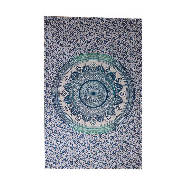 Shangri La Mandala Twin Tapestry for wholesale by Gypsy Rose