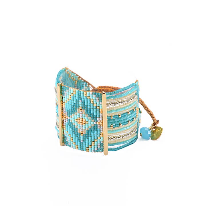 Bracelet bleu Rio pour la vente par Mishky