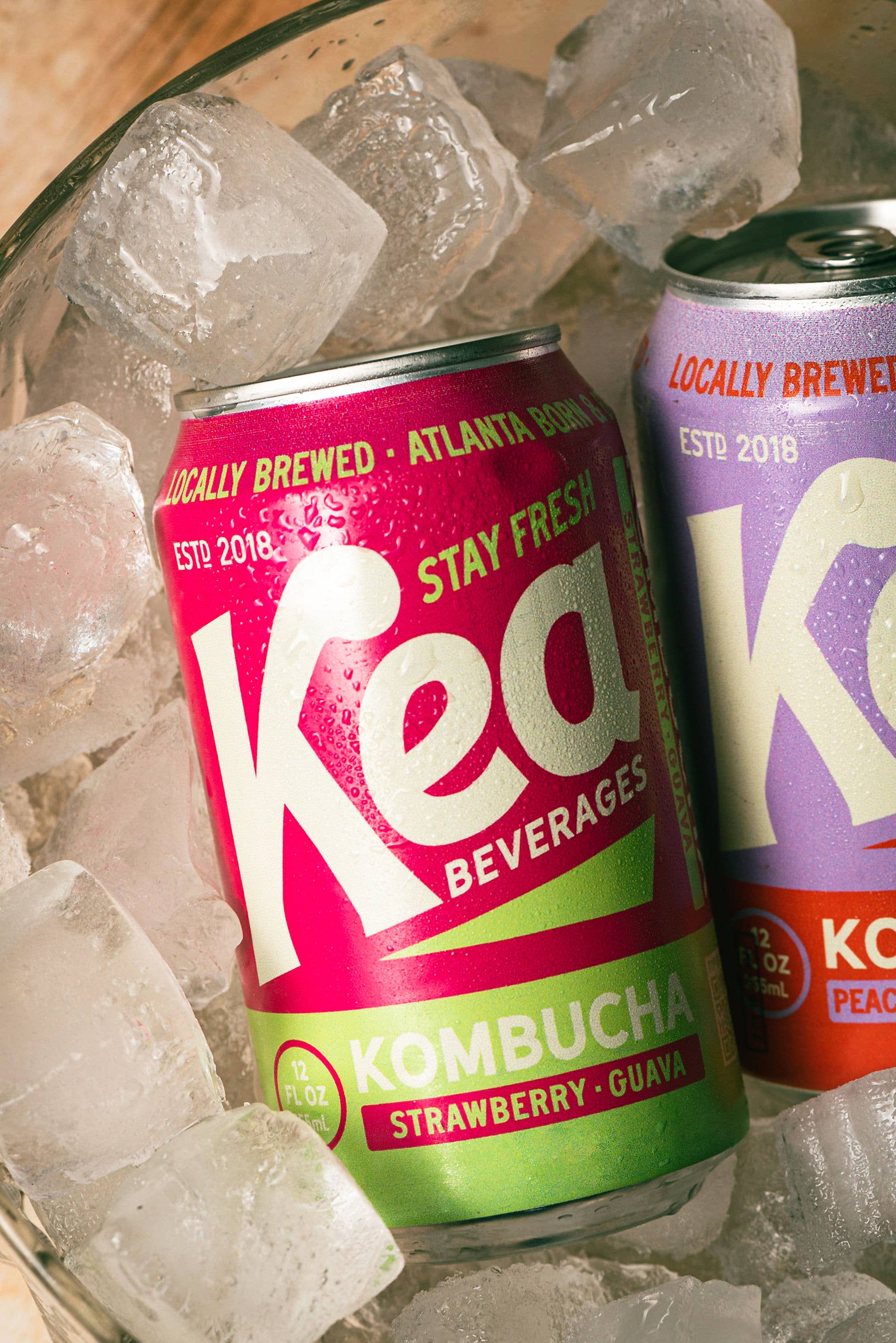 Kea Beverages - Wholesale Kombucha - Strawberry Guava Kombucha2