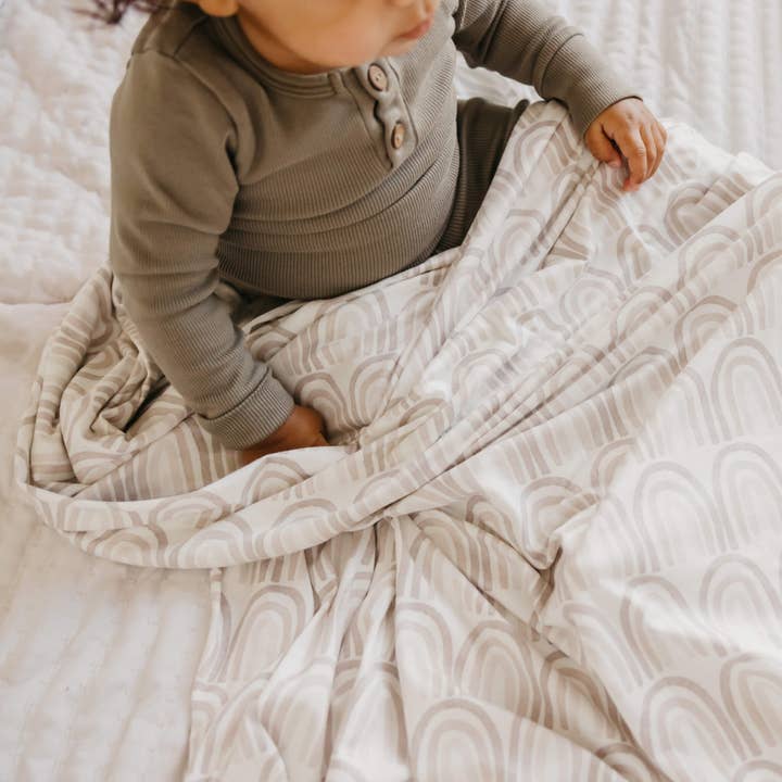Copper Pearl - Wholesale Swaddle - Baby - Knit Swaddle Blanket - Bliss5
