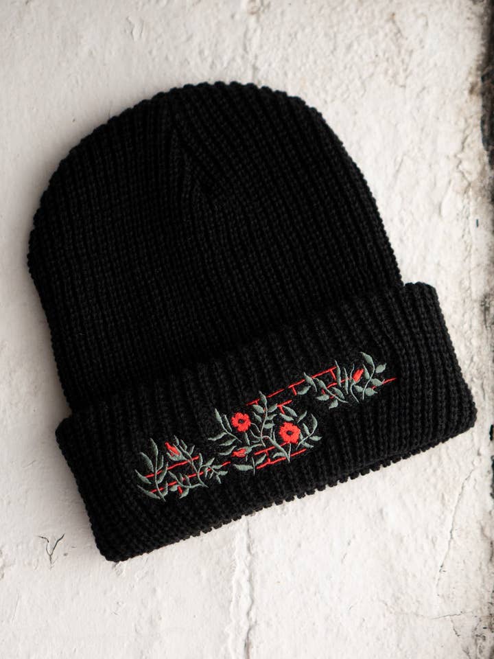 Wallflower Shaker Stitch Beanie for wholesale by Stay Home Club