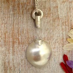 Luxe Design Jewellery - Wholesale Individual Charm/Pendant - Circle Urn Pendant for Cremation Ashes Sterling Silver3