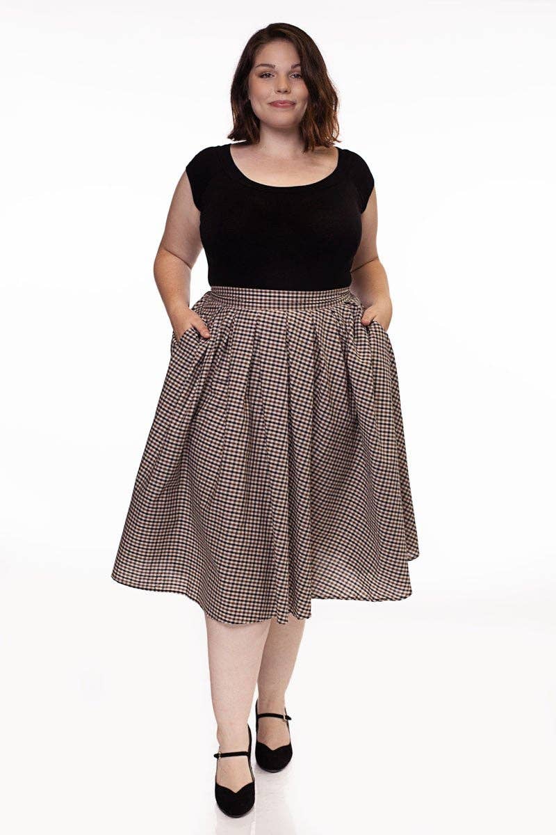 Retrolicious - Wholesale Knit Top - Women's - Retro Boat Neck Top in Black4