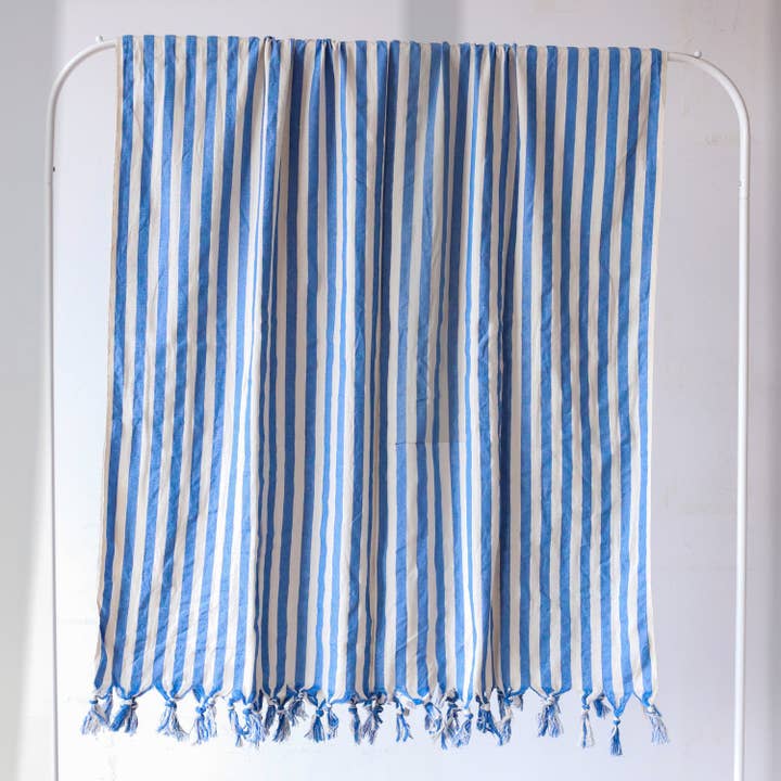 Vivamaison - Wholesale Beach towel - Turkish Cotton Peshtemal Striped Multi-Use 90x180 cm5