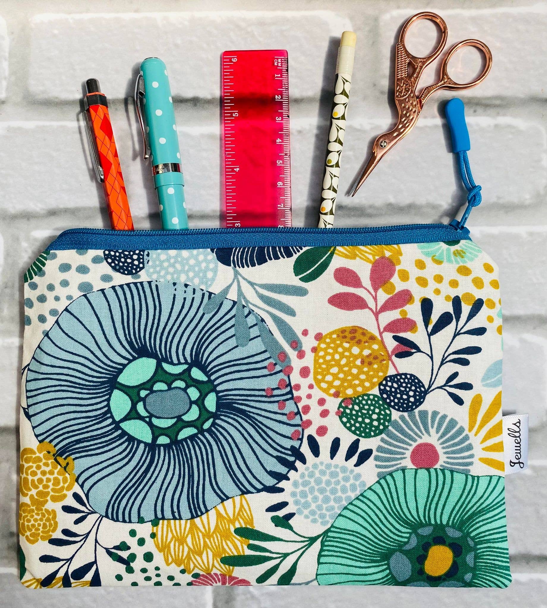 Jewells - Vente Pochette – femme - Pochette florale brillante en 2 couleurs et 2 tailles3