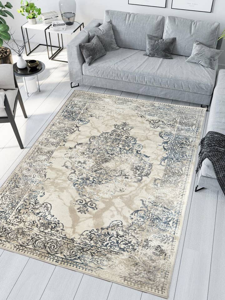 ROY's Home High&Low Pile Area Rugs, Medallion Design for wholesale by Roy's Home LLC