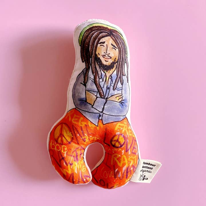 Chocalho de bebé Rasta Man por atacado de Tambour Battant