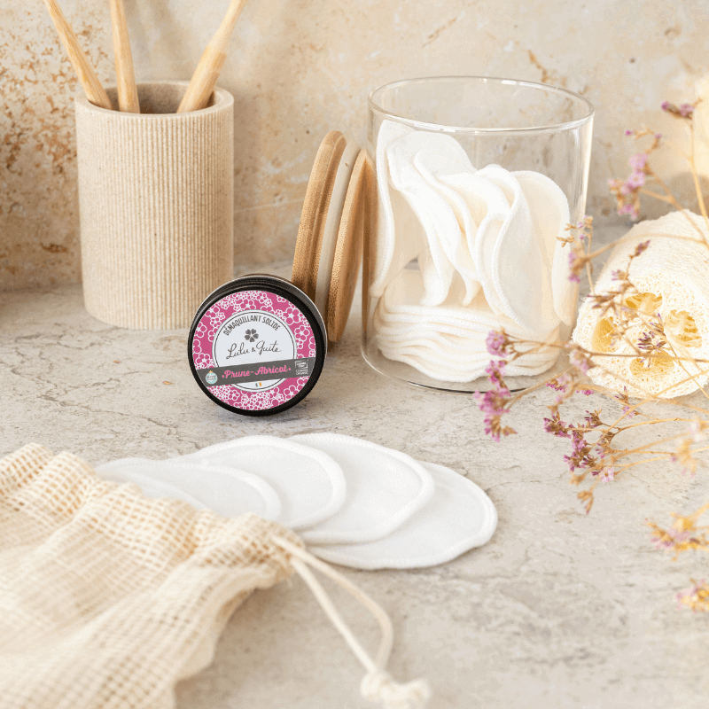 My Bambou - Wholesale Makeup Remover - Washable Makeup Remover Pads (set of 12) + 1 Wash Bag - My Bambou1