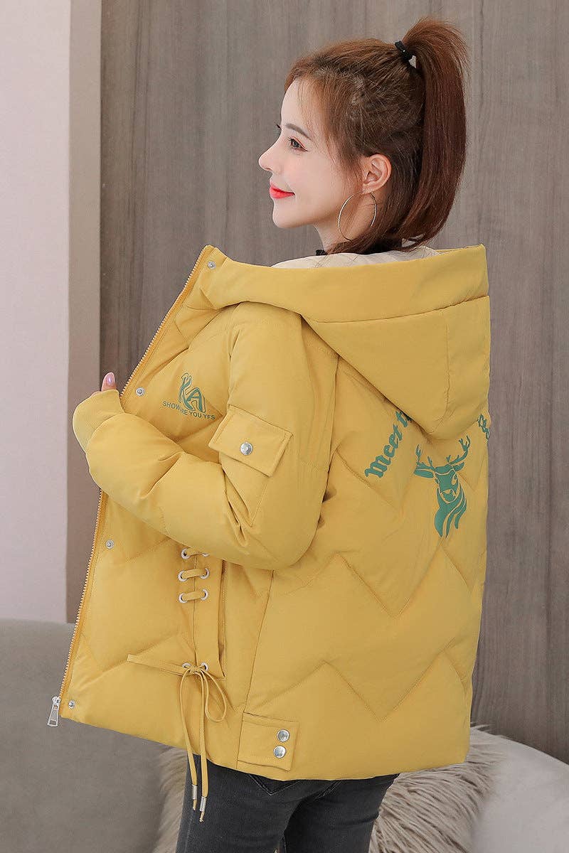 Marayn - Wholesale Puffer Jacket - Women's - Chic 2025 Winter Puffer Jacket Korean Style Warm Loose #26