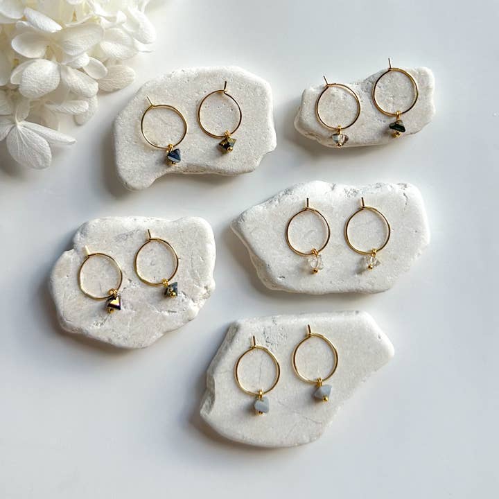 Pollie & Res - Wholesale Hoop Earrings - Aurora Hoops