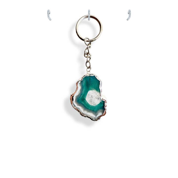VIE - Wholesale Keychain – Women's - Agate Slice Keychain11