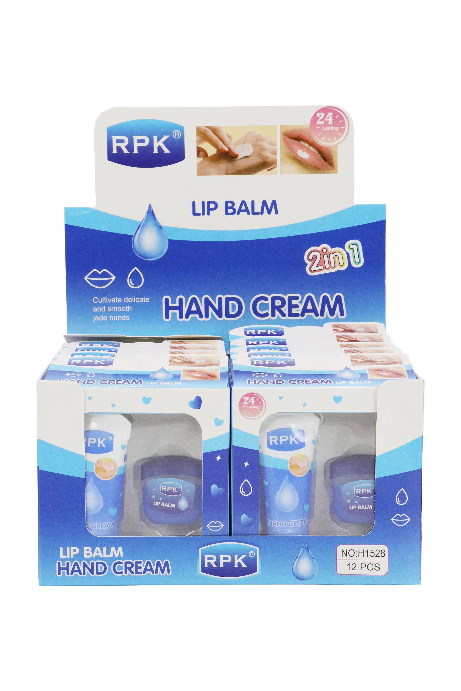 WIE GEZEIGT 2-in-1 Feuchtigkeitsspendende Handlotion und Lippenbalsam für den Großhandel auf Faire2