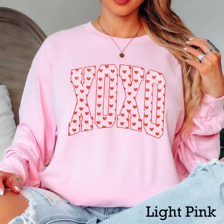 Xoxo Valentine’s Day Long Sleeve Shirt | Gildan for wholesale by Shoppe SHC