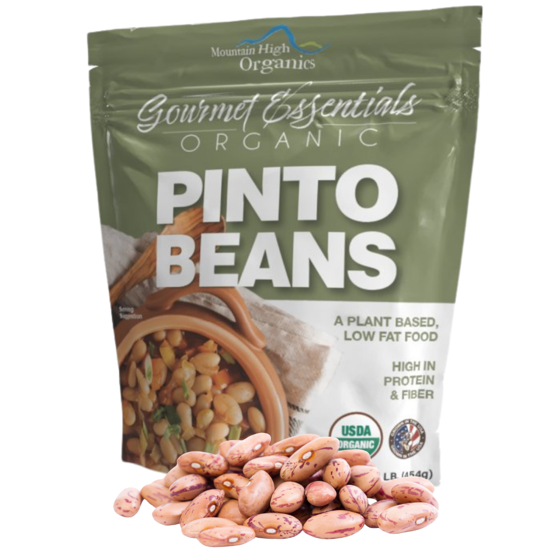 Mountain High Organics - Vente Légumineuses - Haricots Pinto Bio, 1lb. (lot de 6) - Mountain High Organics1