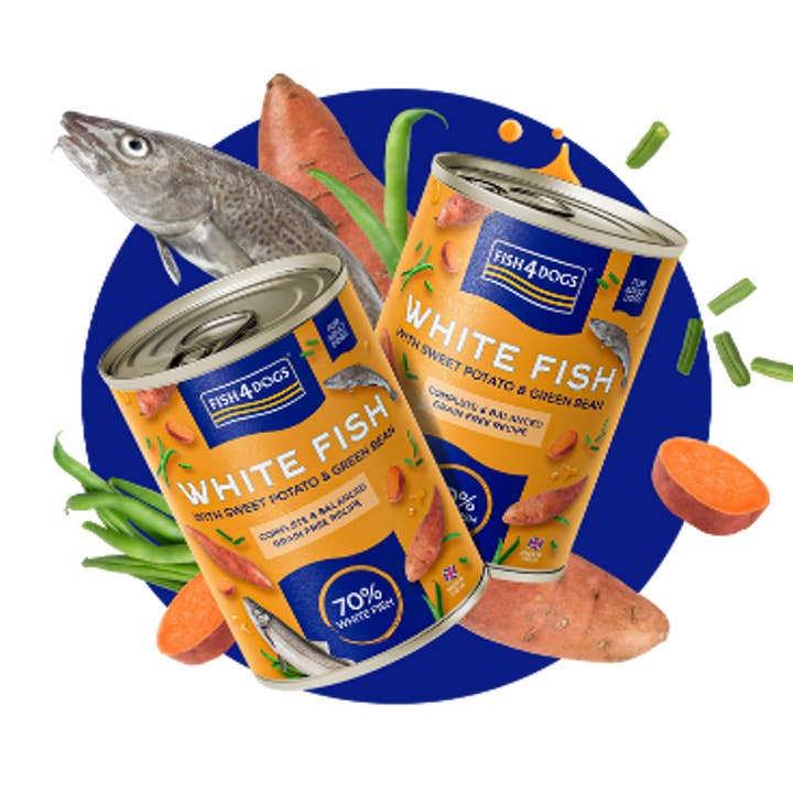 Lucky-Pet Handels- und Produktions GmbH - Wholesale Pet Food - Dog - Fish4Dogs ® Finest White Fish with Sweet Potato & Green Beans3