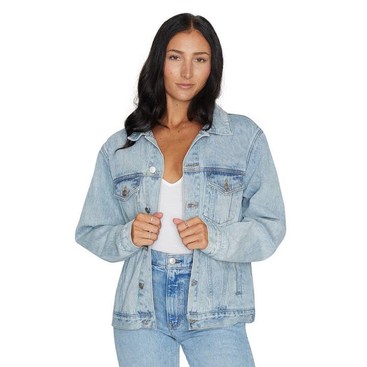 Lojo Collegiate Apparel – wholesale Jeansjackor – Dam – Delaware gotisk jeansjacka1