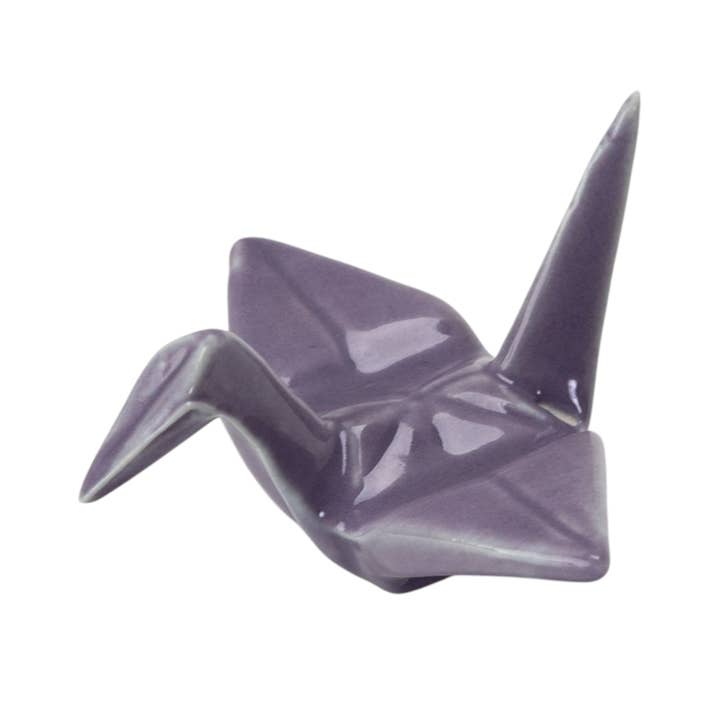 Urban Tokyo – wholesale Skedfat – Origami Trana Porslin Ätpinnar Viloplats 2"L Lila (12/288)