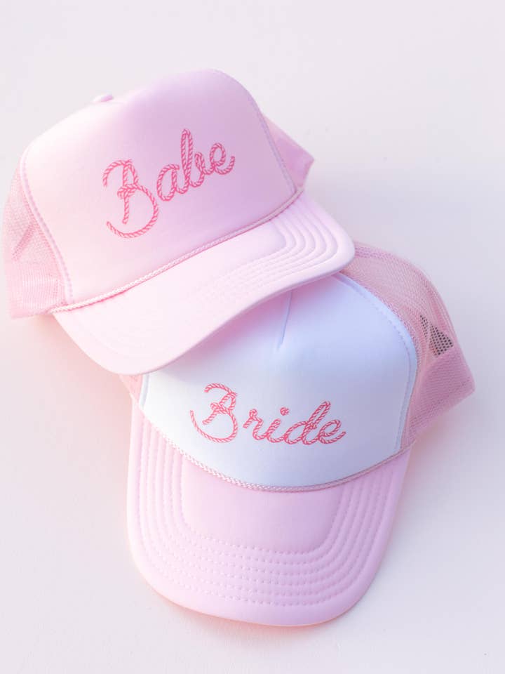 Western Cowboy Bride Tribe Babe Bridal Trucker Hat for wholesale by Space 46 Wholesale