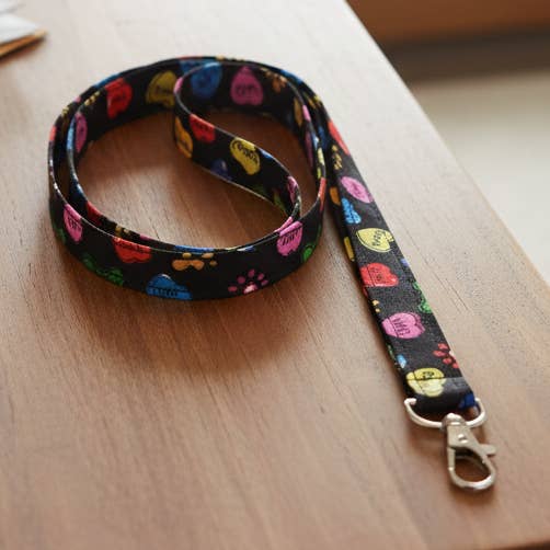 Lanyard for ID, Keys, Cell Phone - Dog Lover for wholesale by Ann Gregory Designs