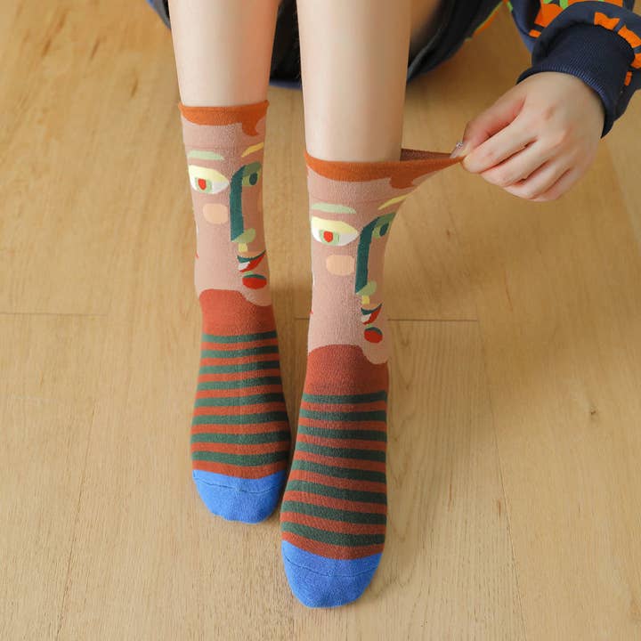 MKS America - Wholesale Socks - Women's - Retro Niche Trend Street Fashion Socks