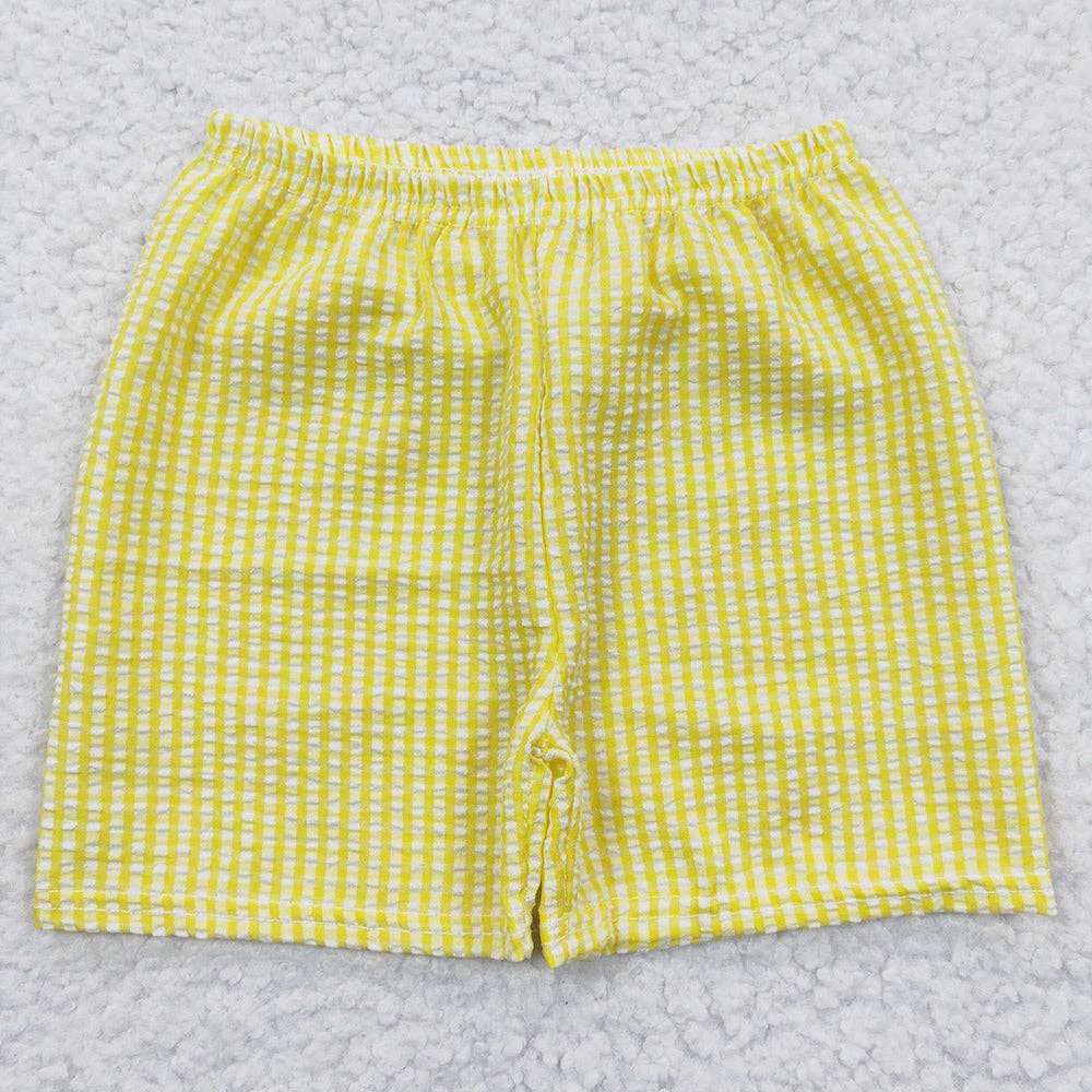 Aier Wholesale - Wholesale Shorts - Kids - Baby Boys Plaid Seersucker Fabric Shorts5
