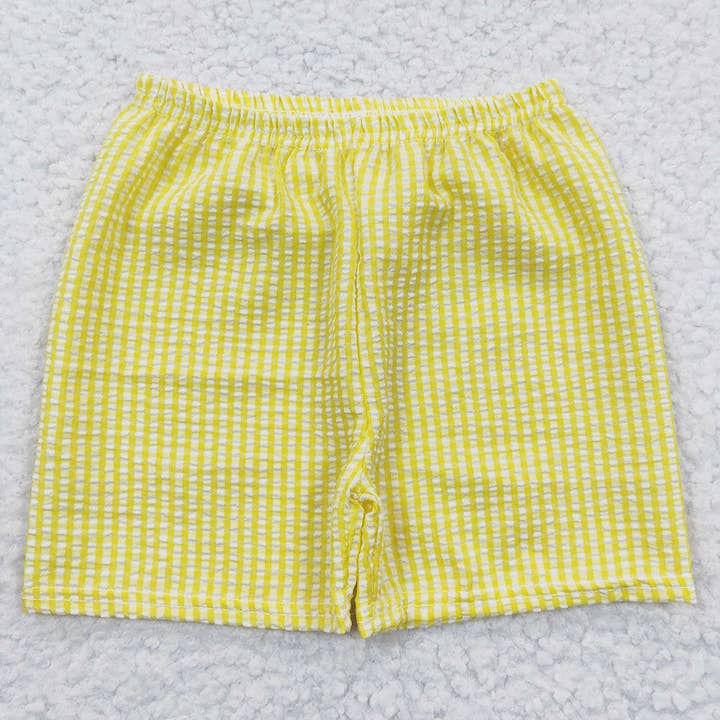 Aier Wholesale - Wholesale Shorts - Kids - Baby Boys Plaid Seersucker Fabric Shorts5