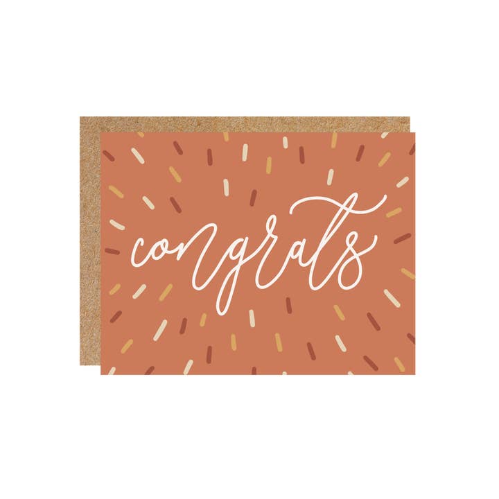 Carte de félicitations Confetti Confetti pour la vente par artbyjfm